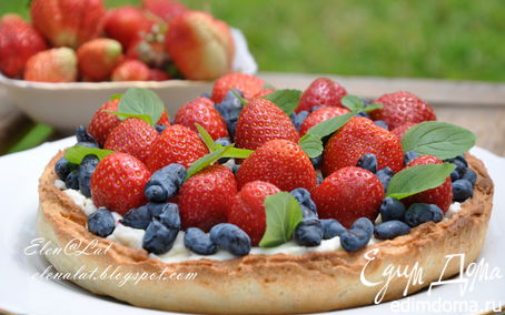 Рецепт Летний тарт с ягодами