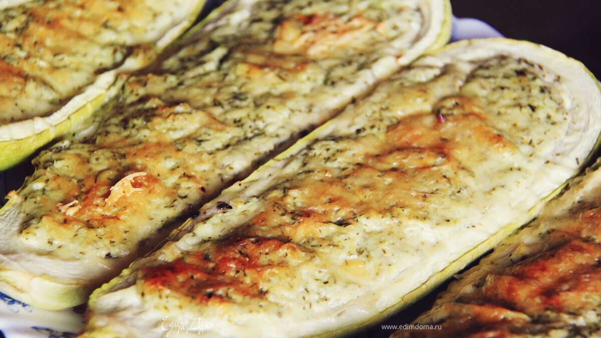 Кабачки творожные