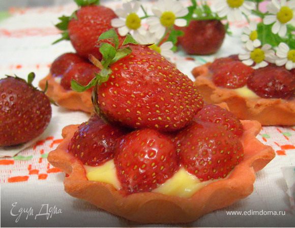 Тарталетка с клубникой Тарталетка с клубникой