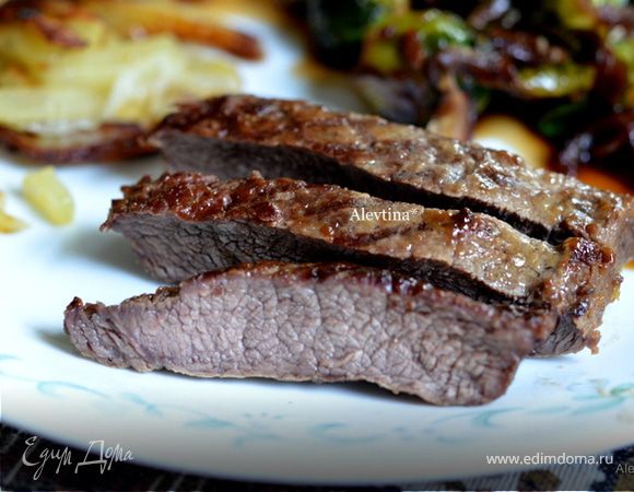 Говядина с горчицей и коричневым сахаром