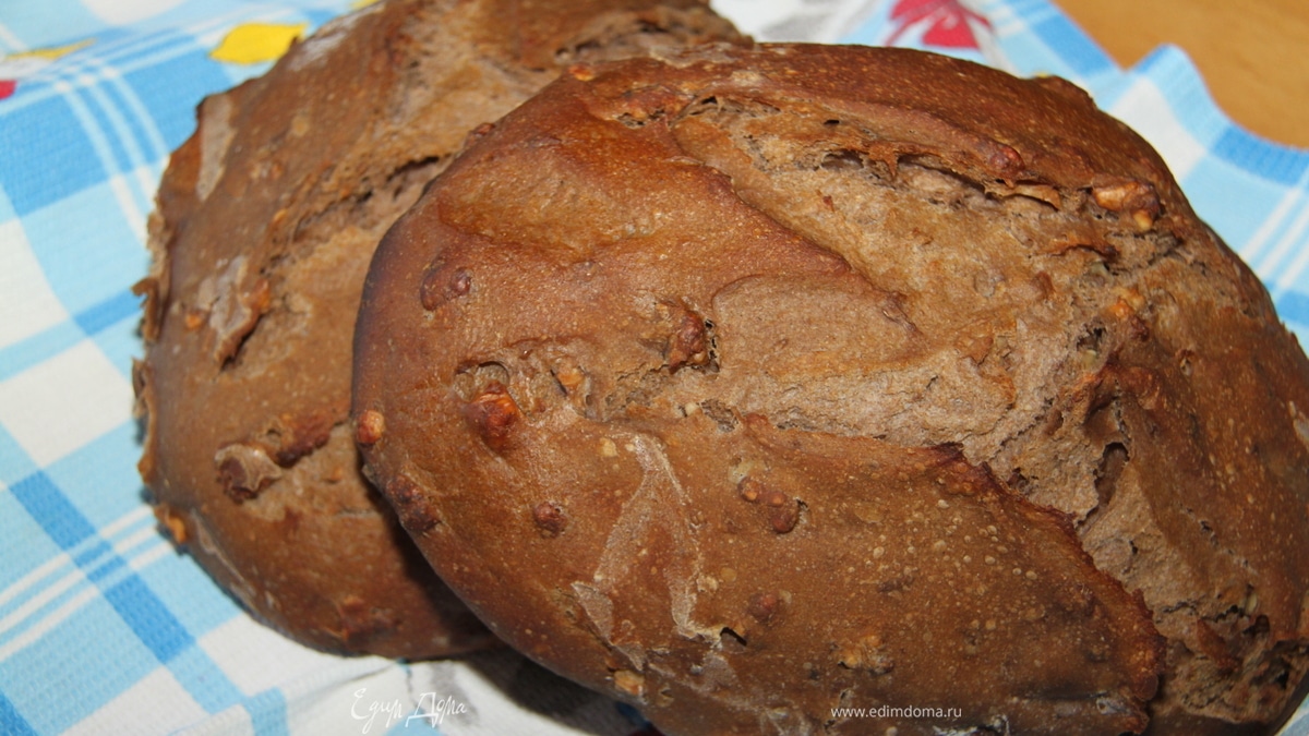 Мультизлаковый хлеб с бататом и грецким орехом