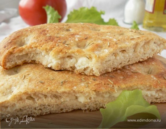 Мини-фокаччи с ц/з мукой и брынзой Мини-фокаччи с ц/з мукой и брынзой