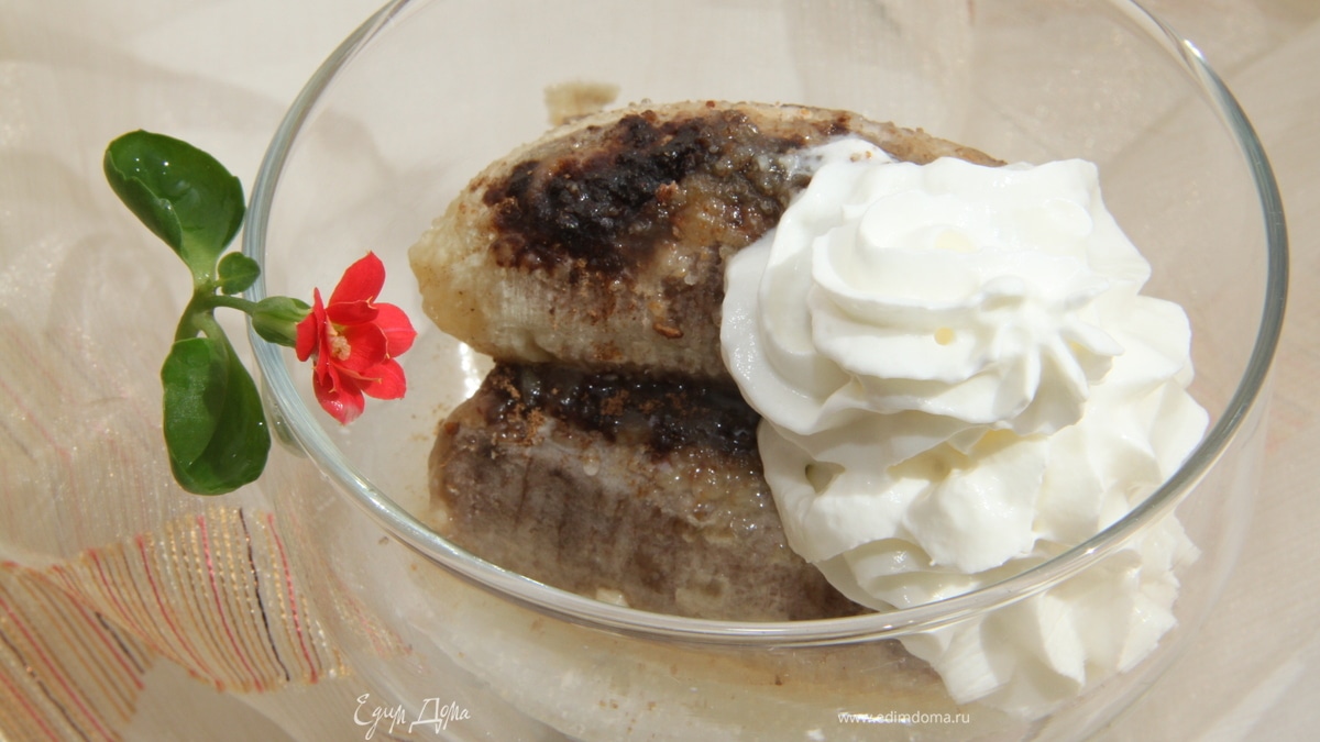 Быстрый банановый десерт