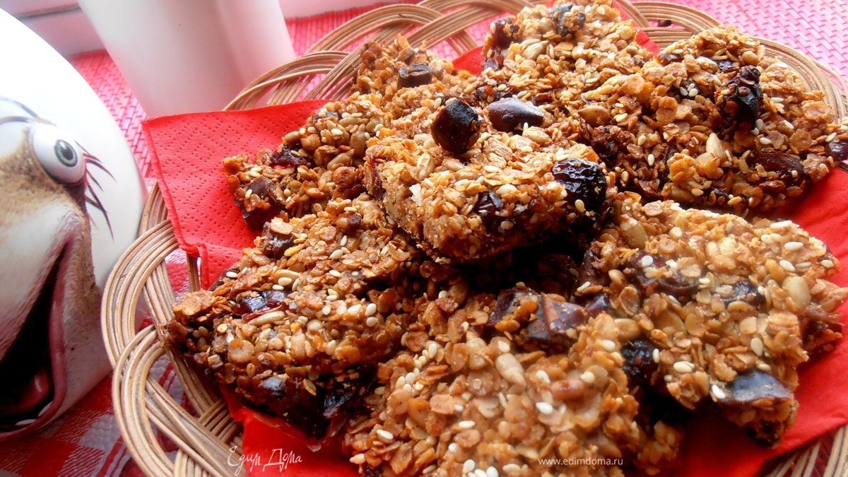 "Хрустяшки" из хлопьев 4-х зерновых для Сабины