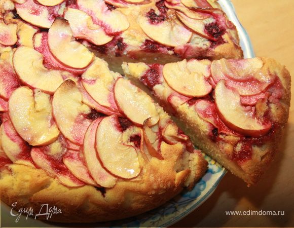 Яблочно-малиновый пирог Яблочно-малиновый пирог