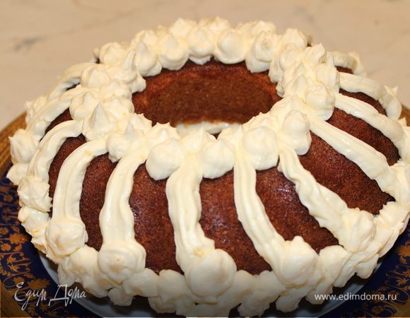 Апельсиновый кекс с кленовым сиропом и Маскарпоне