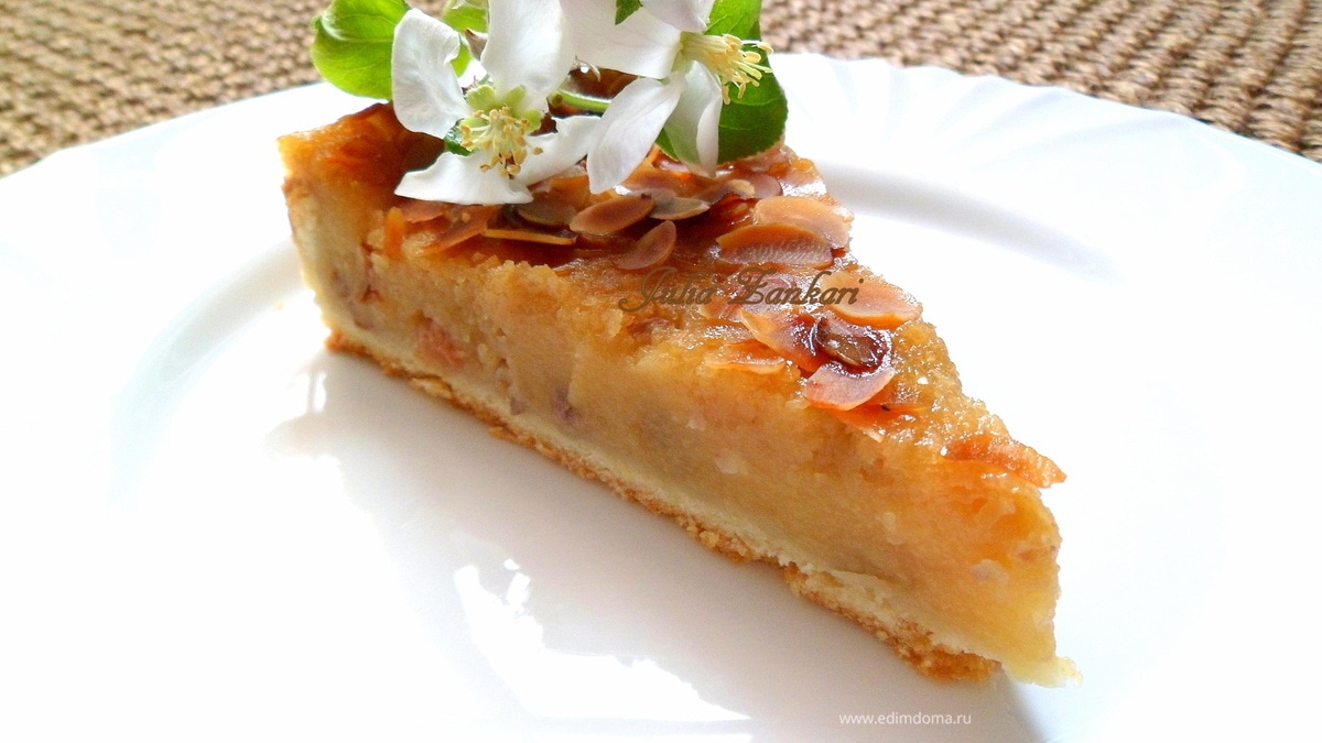 Яблочный пирог (тесто и начинка без яиц)