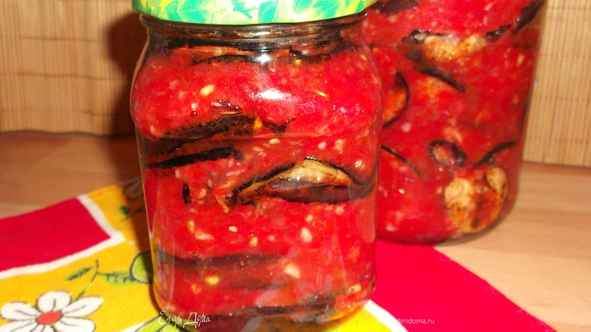 вкусная баклажанная закуска ("НОВЫЙ УРОЖАЙ")