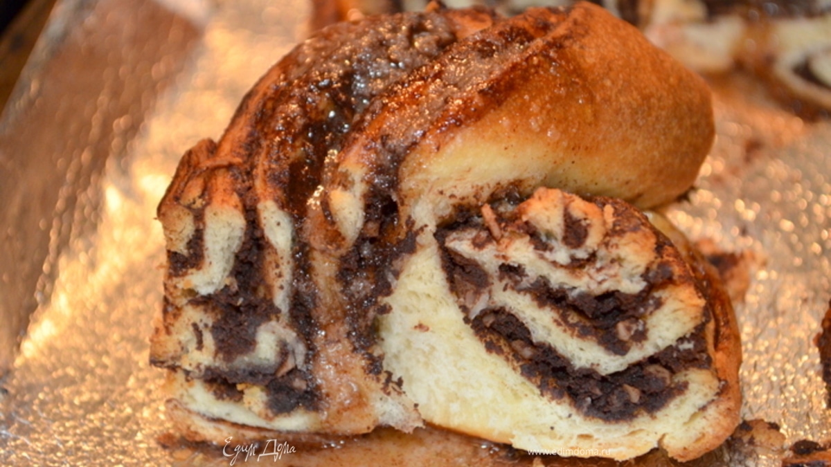 Шоколадный сладкий рулет по-мексикански