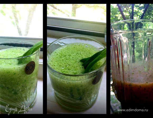 Шпинатно-банановый коктейль