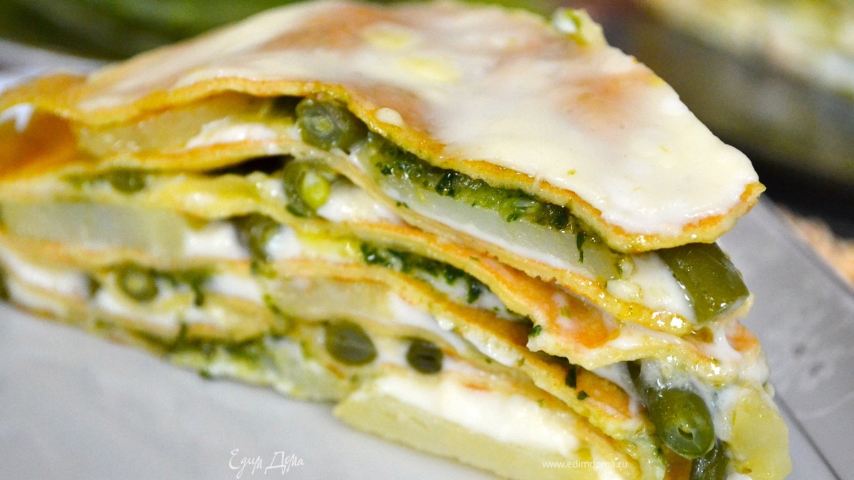 Овощная блинная запеканка ("НОВЫЙ УРОЖАЙ")