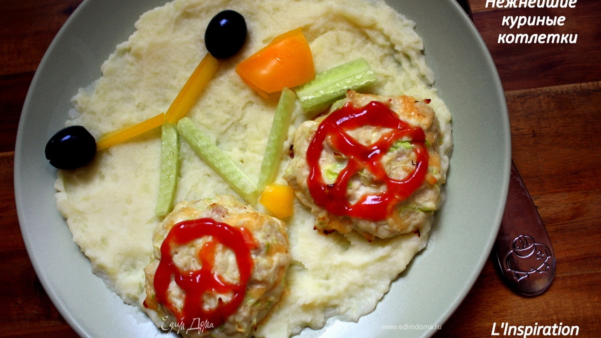 Куриные котлетки с кабачком и сыром