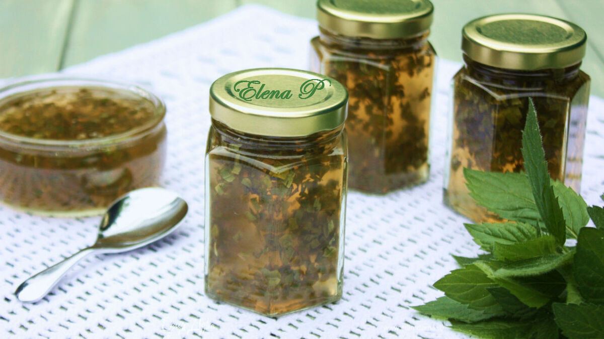 Яблочно-мятное желе