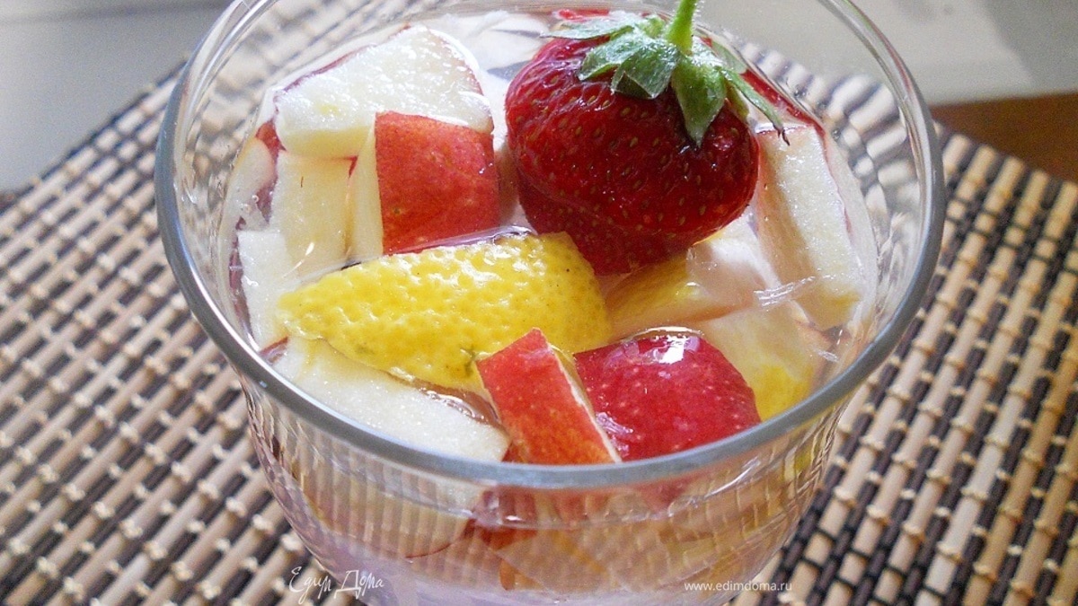 Домашний сладкий и полезный напиток