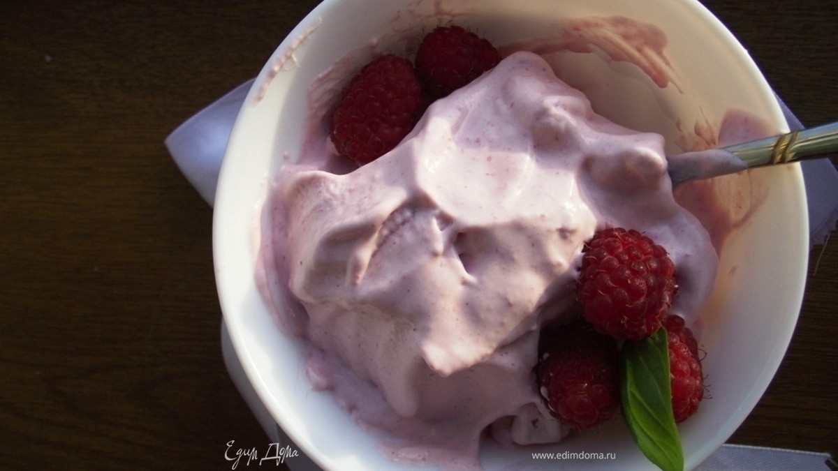 Малиновый пломбир