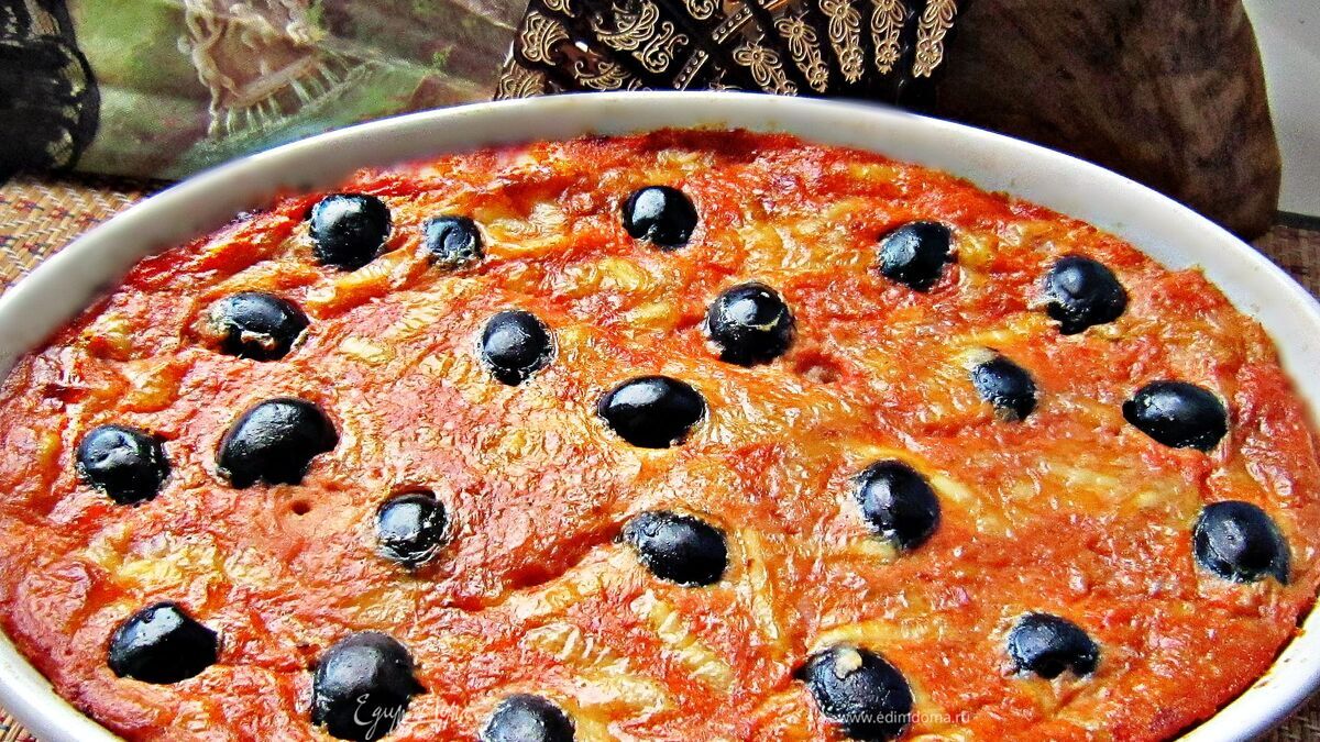 Испанский клафути из тунца