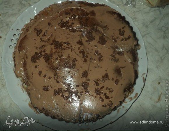 Банановый пирог со сметанной глазурью Банановый пирог со сметанной глазурью