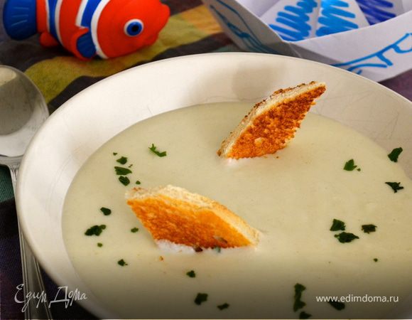 Кремовый рыбный супчик "Акула Каракула" Кремовый рыбный супчик "Акула Каракула"