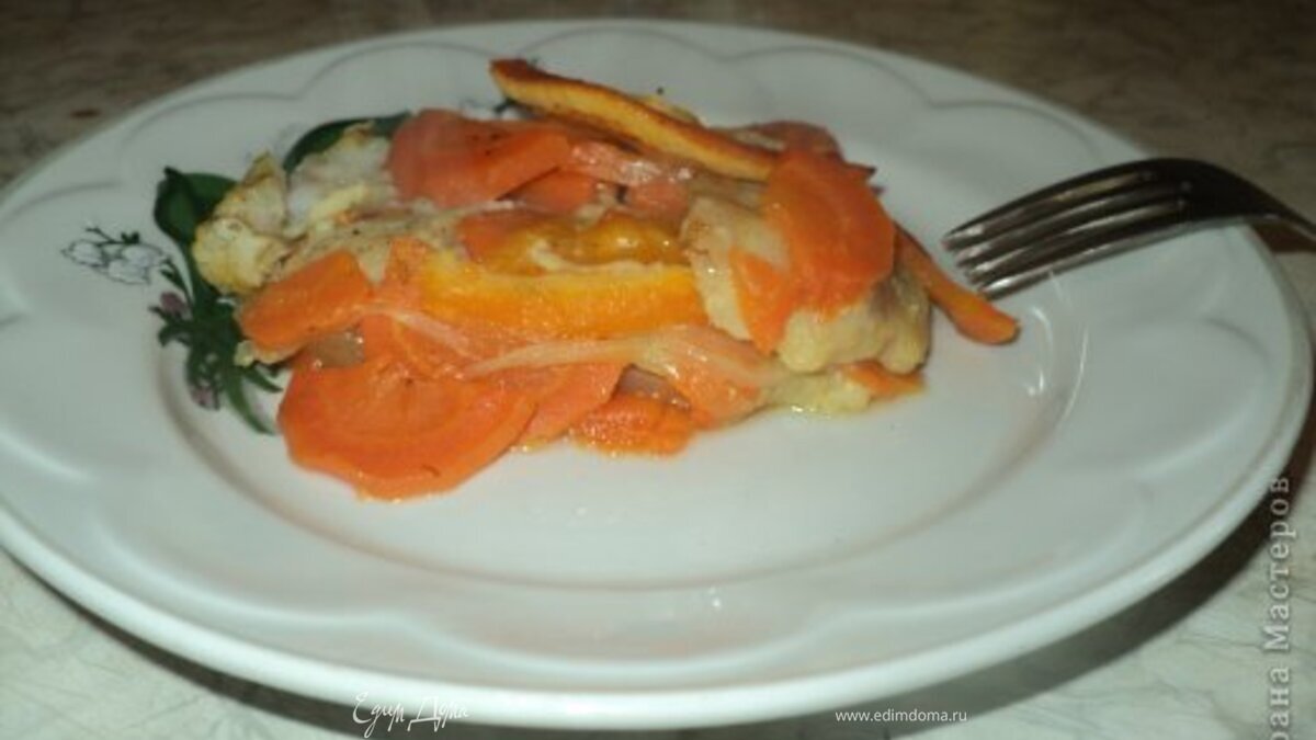 Рыбка с апельсинами