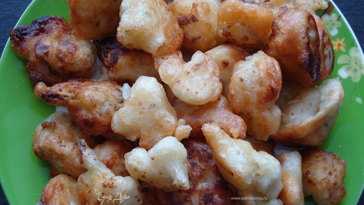 Цветная капуста в кляре