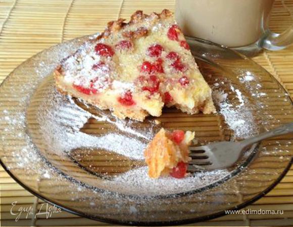 Миндальный тарт с лимонным пудингом Миндальный тарт с лимонным пудингом