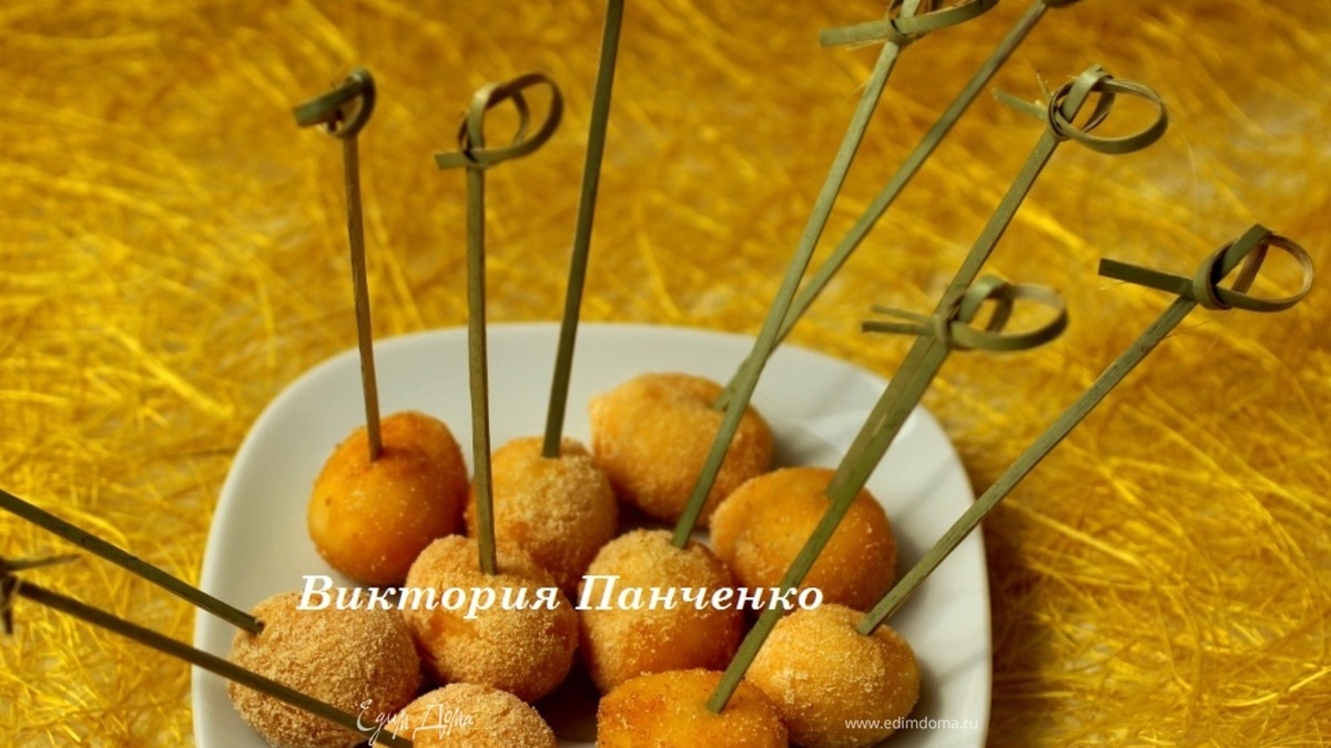 Моцарелла в  панировке из поленты