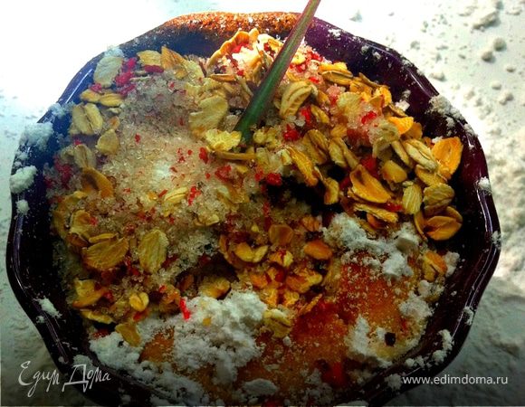 Лимонно-малиновый пудинг в духовке с хрустящей посыпкой Лимонно-малиновый пудинг в духовке с хрустящей посыпкой