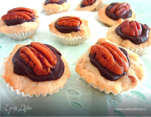 Печенье с шоколадом и орехами пекан 