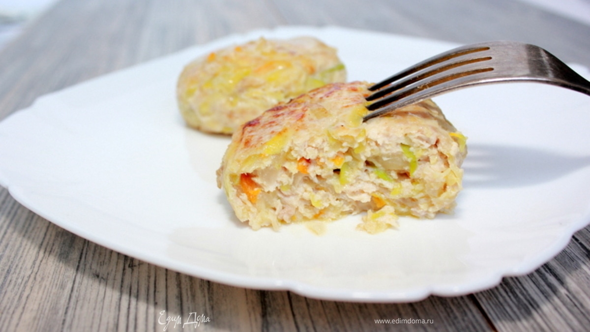 Котлетки мясные с овощами