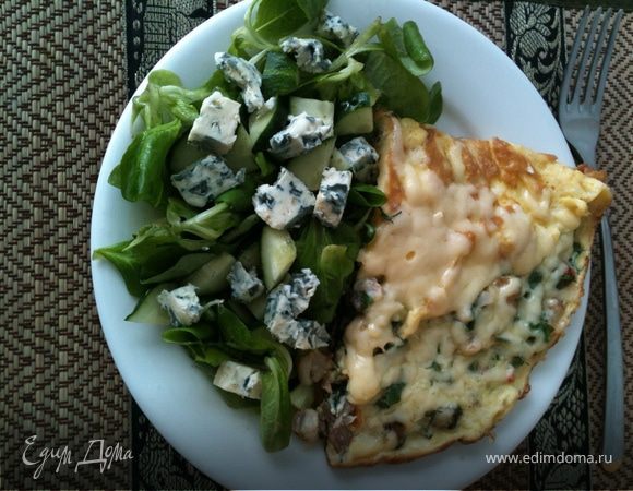 Субботний завтрак - омлет с начинкой