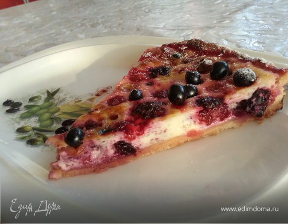 Летний открытый пирог