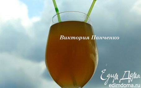 Рецепт Имбирно-лаймовый лимонад на основе зеленого чая ("Прохладительные напитки")