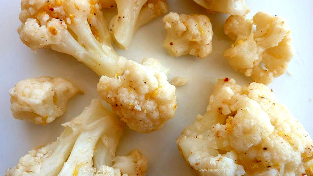 Цветная капуста с чили и лимоном