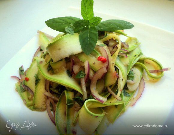 Салат кабачково-мятный