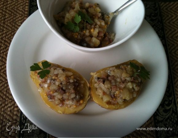 Быстрая закуска из картофеля и сельди