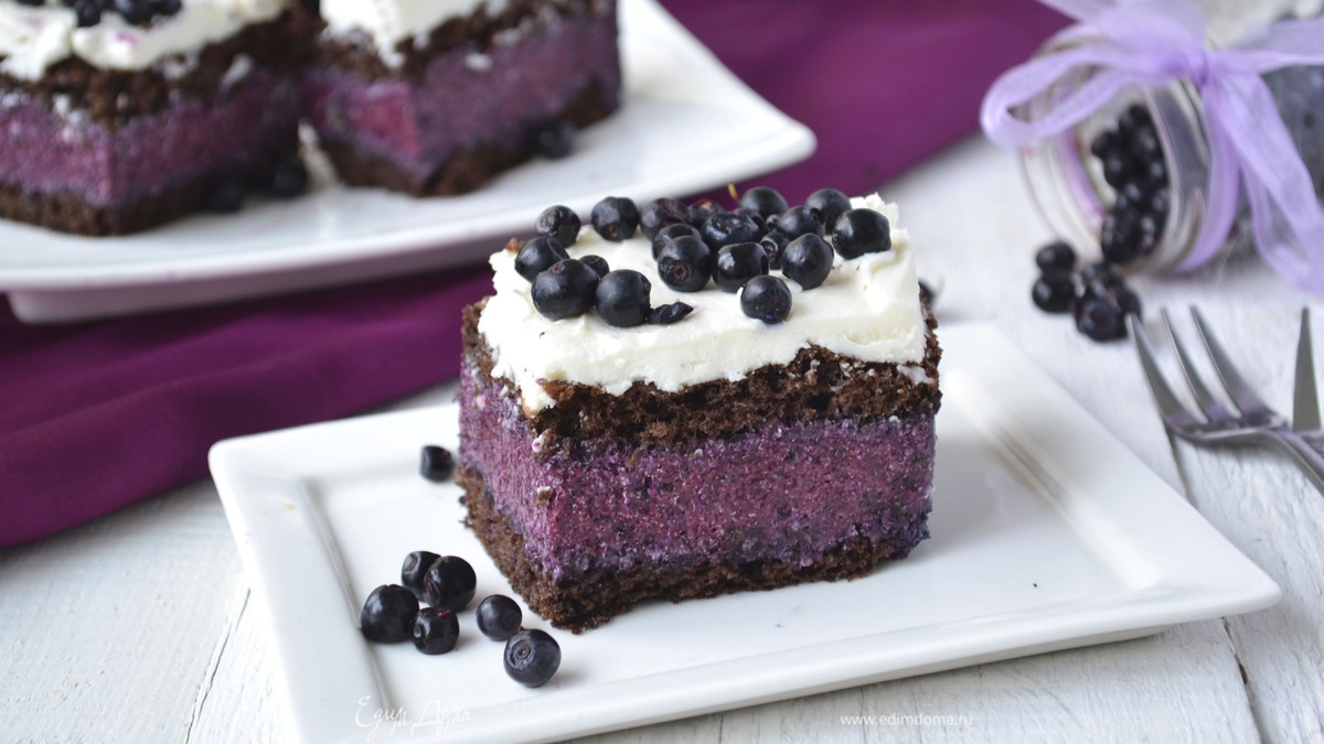 Торт «Черничный соблазн»