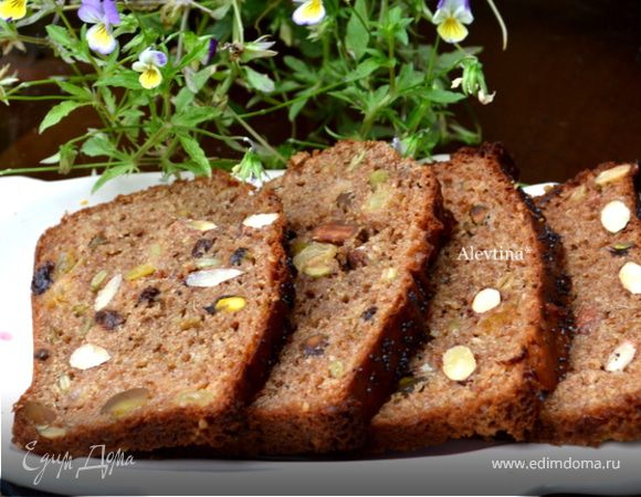 Кекс с семенами и орехами Кекс с семенами и орехами