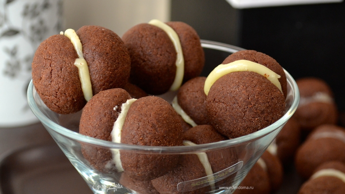 Печенье "Поцелуи дамы" (шоколадный вариант)