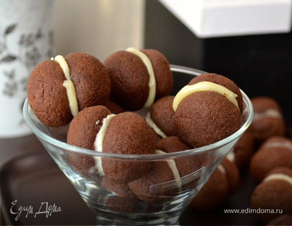 Печенье "Поцелуи дамы" (шоколадный вариант)