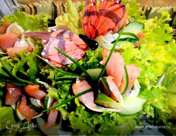 Букеты с лососем для Натальи