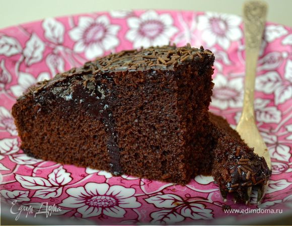 Шоколадный торт на красном вине Шоколадный торт на красном вине