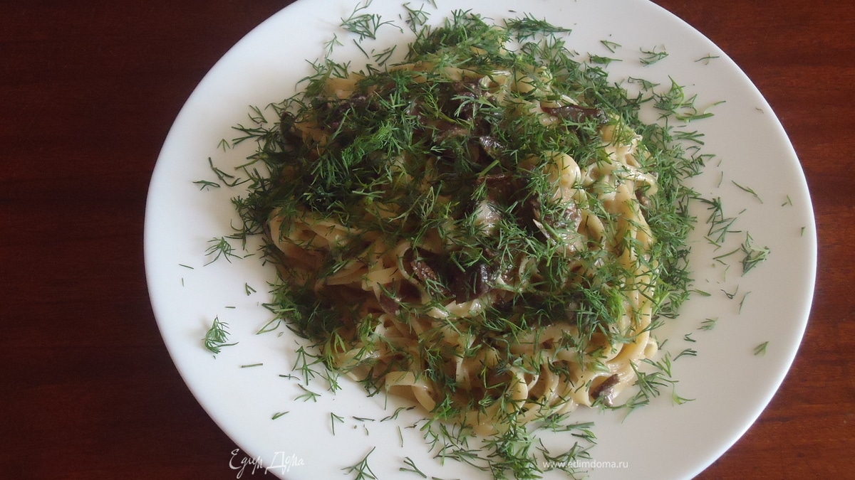 Паста с грибами