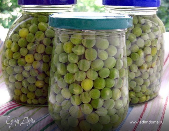 Консервированный зеленый горошек Консервированный зеленый горошек