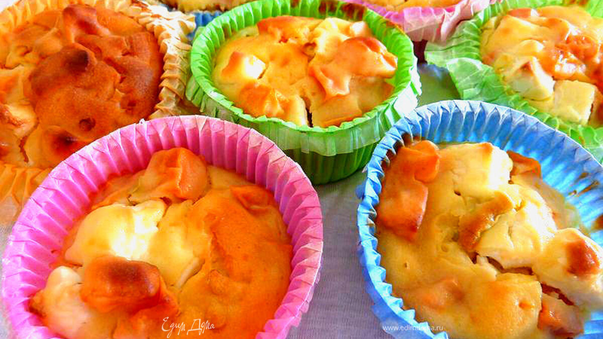 Кексы с бататом и сыром фета