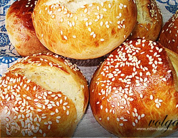 Булочки с кунжутом Булочки с кунжутом