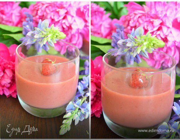 Любимый клубничный мусс