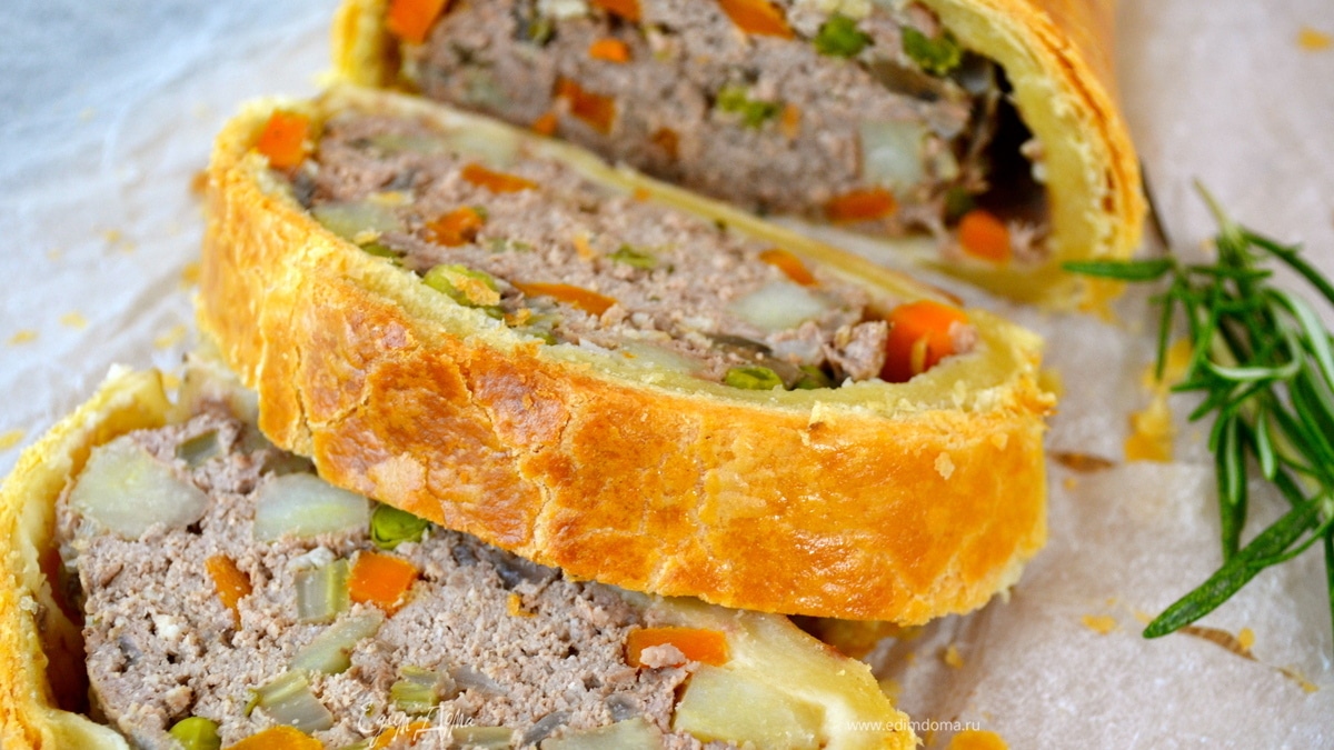 Штрудель с мясом