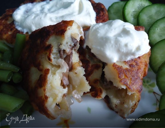 Картофельные зразы с грибами Картофельные зразы с грибами