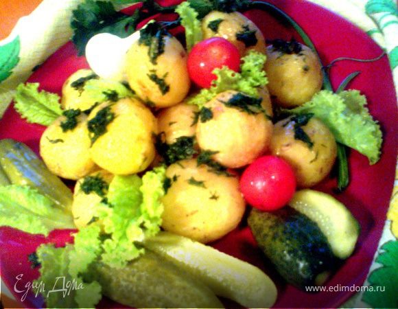 Картофель "ленивый" в микроволновке Картофель "ленивый" в микроволновке