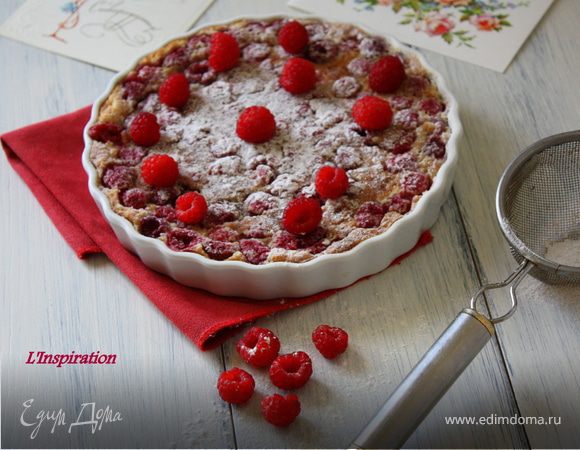 Малиновый клафути